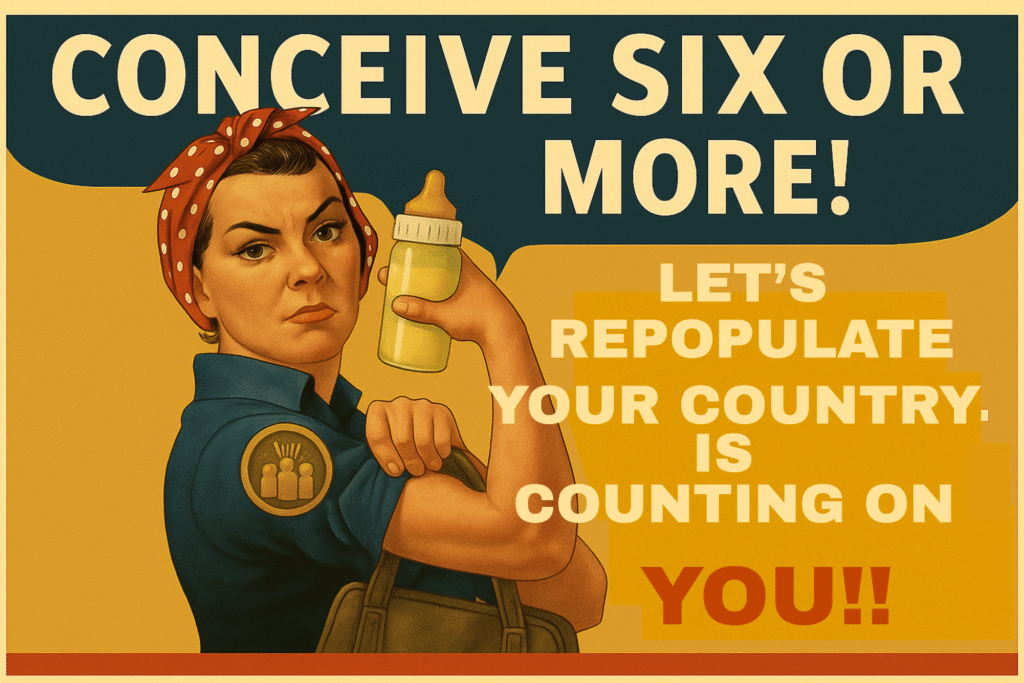 LET’S REPOPULATE YOUR COUNTRY IS COUNTING ON YOU !!